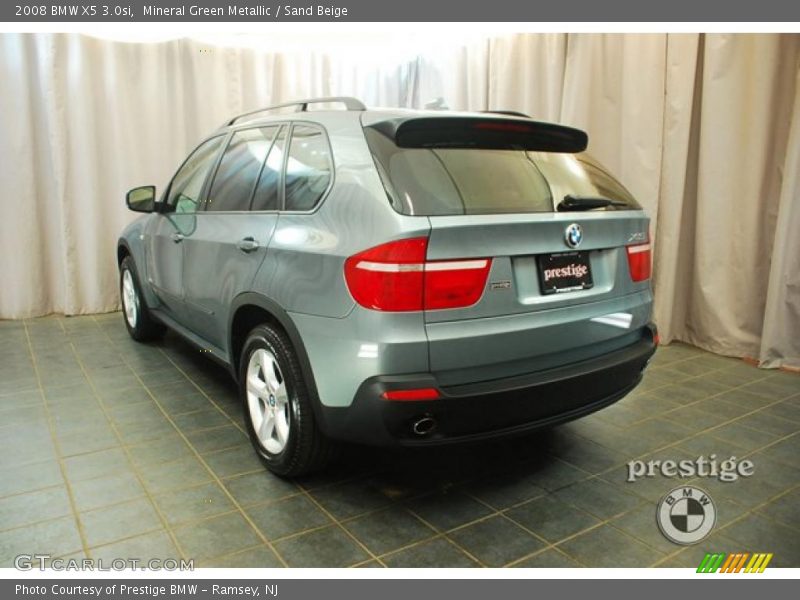 Mineral Green Metallic / Sand Beige 2008 BMW X5 3.0si
