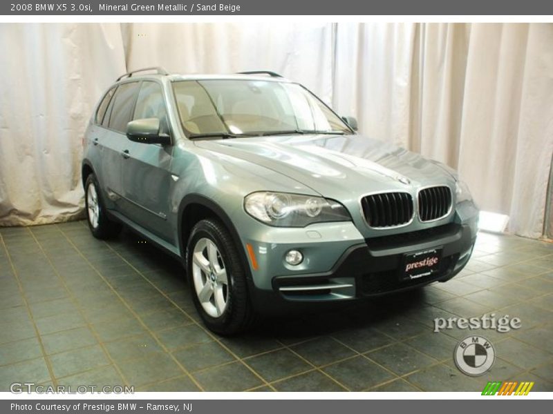 Mineral Green Metallic / Sand Beige 2008 BMW X5 3.0si