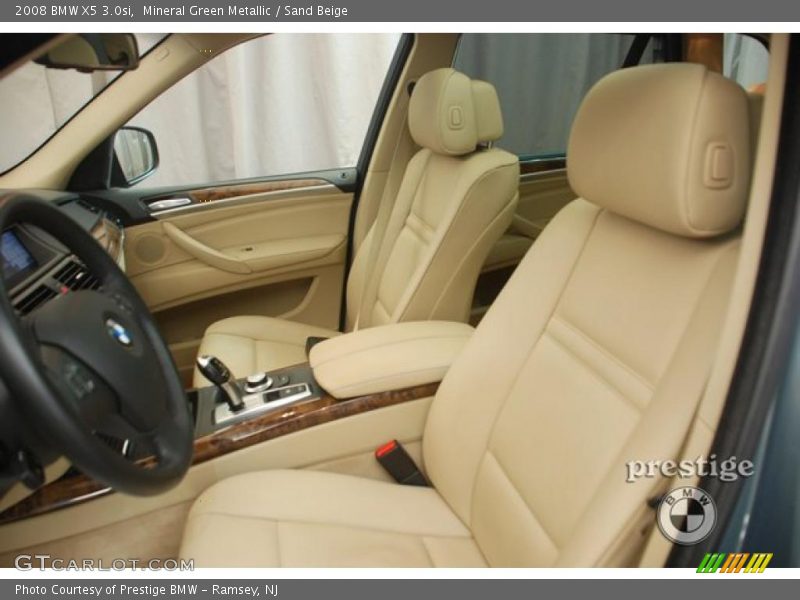 Mineral Green Metallic / Sand Beige 2008 BMW X5 3.0si