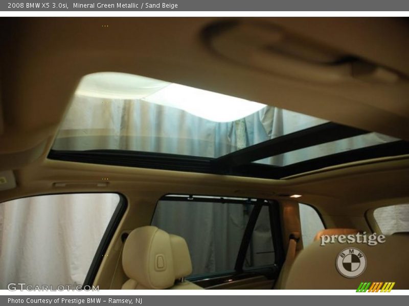 Mineral Green Metallic / Sand Beige 2008 BMW X5 3.0si