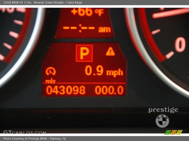 Mineral Green Metallic / Sand Beige 2008 BMW X5 3.0si