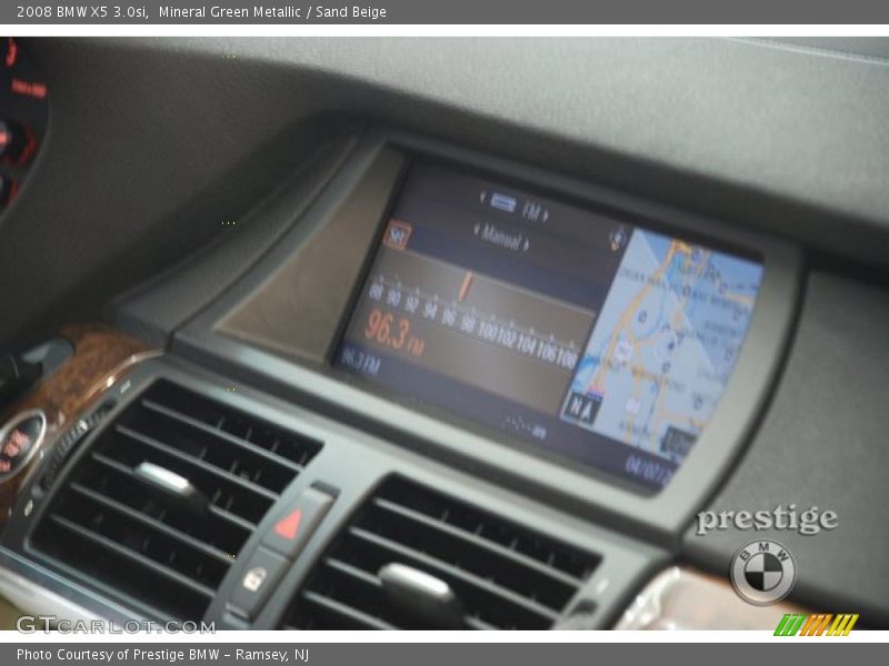 Mineral Green Metallic / Sand Beige 2008 BMW X5 3.0si