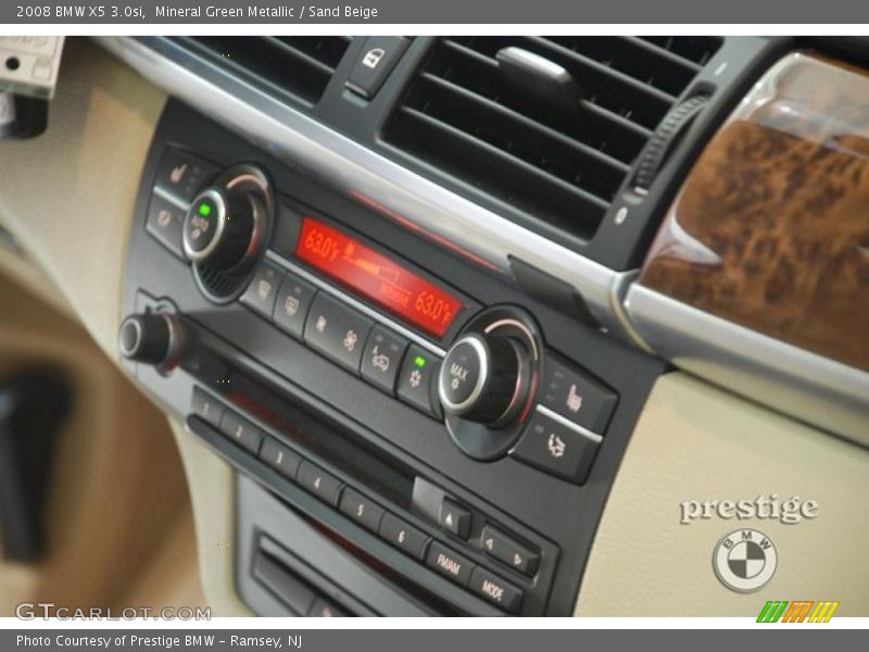 Mineral Green Metallic / Sand Beige 2008 BMW X5 3.0si