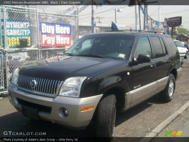 Black / Dark Graphite 2002 Mercury Mountaineer AWD