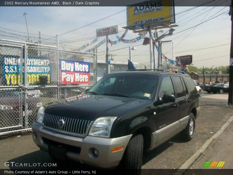 Black / Dark Graphite 2002 Mercury Mountaineer AWD