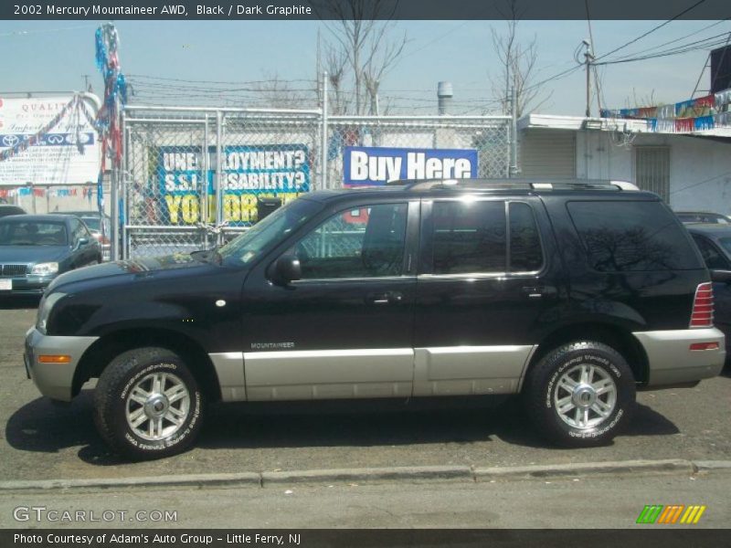 Black / Dark Graphite 2002 Mercury Mountaineer AWD