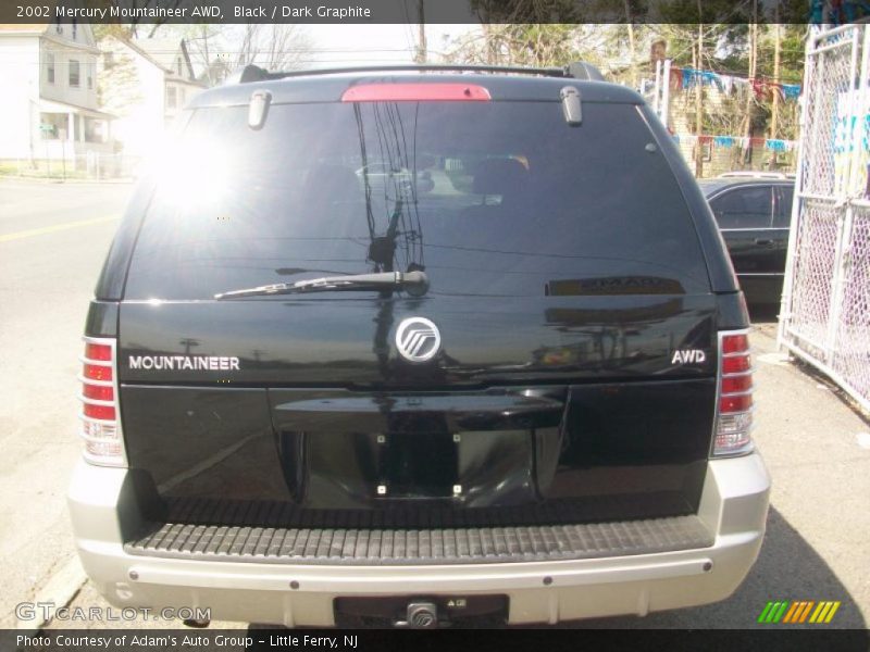 Black / Dark Graphite 2002 Mercury Mountaineer AWD