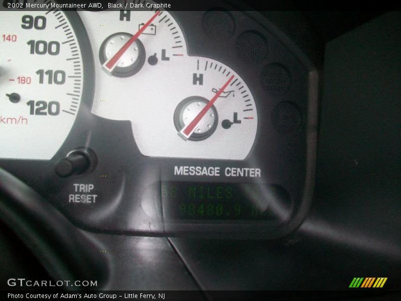 Black / Dark Graphite 2002 Mercury Mountaineer AWD