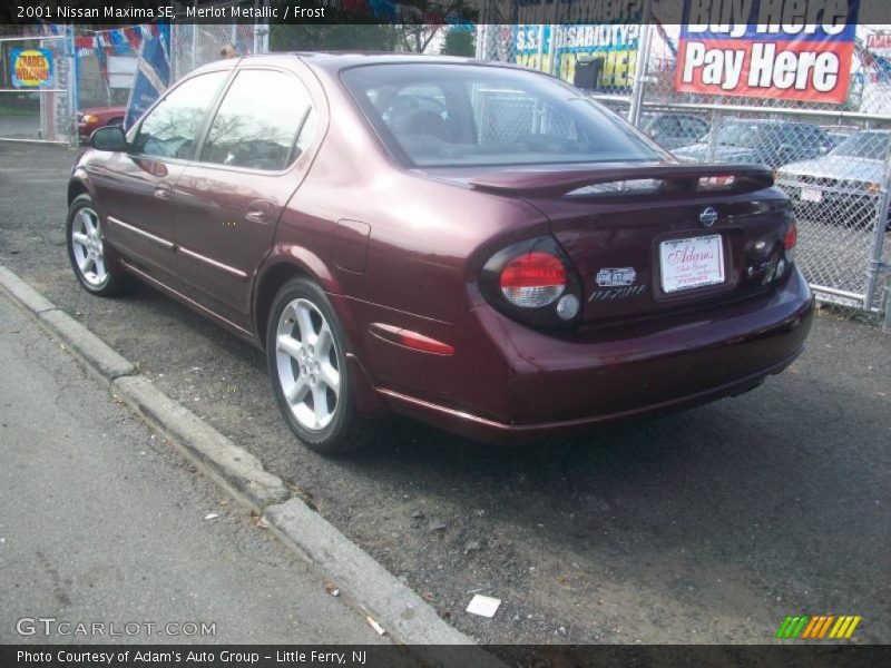 Merlot Metallic / Frost 2001 Nissan Maxima SE