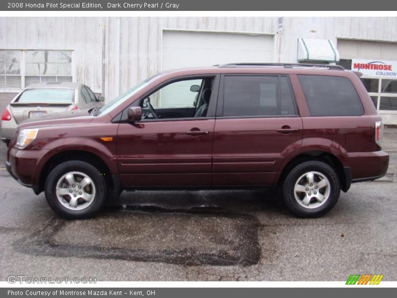 Dark Cherry Pearl / Gray 2008 Honda Pilot Special Edition