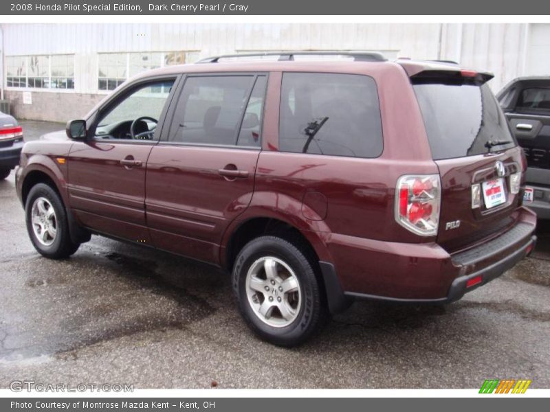 Dark Cherry Pearl / Gray 2008 Honda Pilot Special Edition