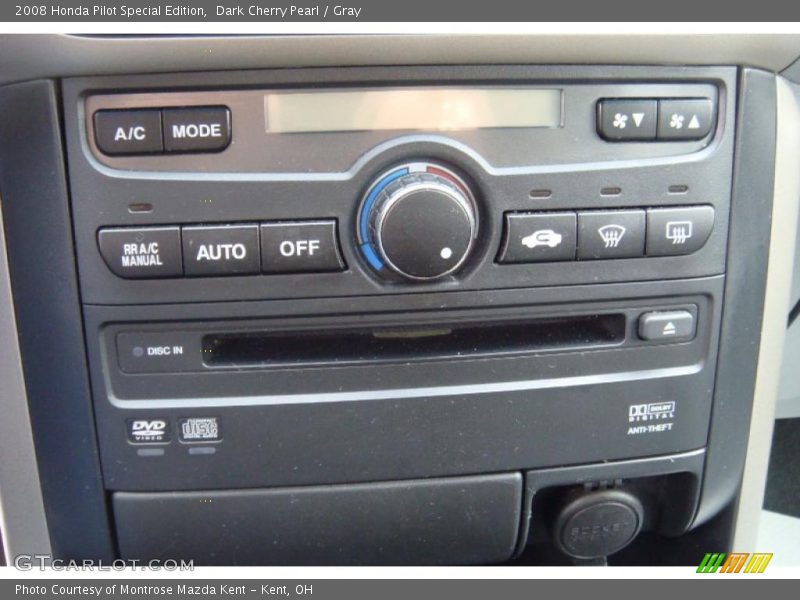 Dark Cherry Pearl / Gray 2008 Honda Pilot Special Edition