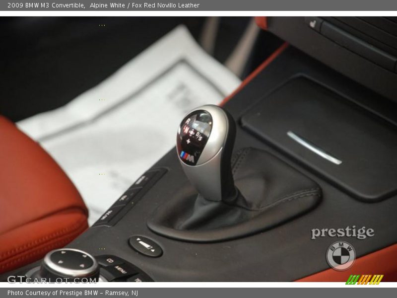 Alpine White / Fox Red Novillo Leather 2009 BMW M3 Convertible