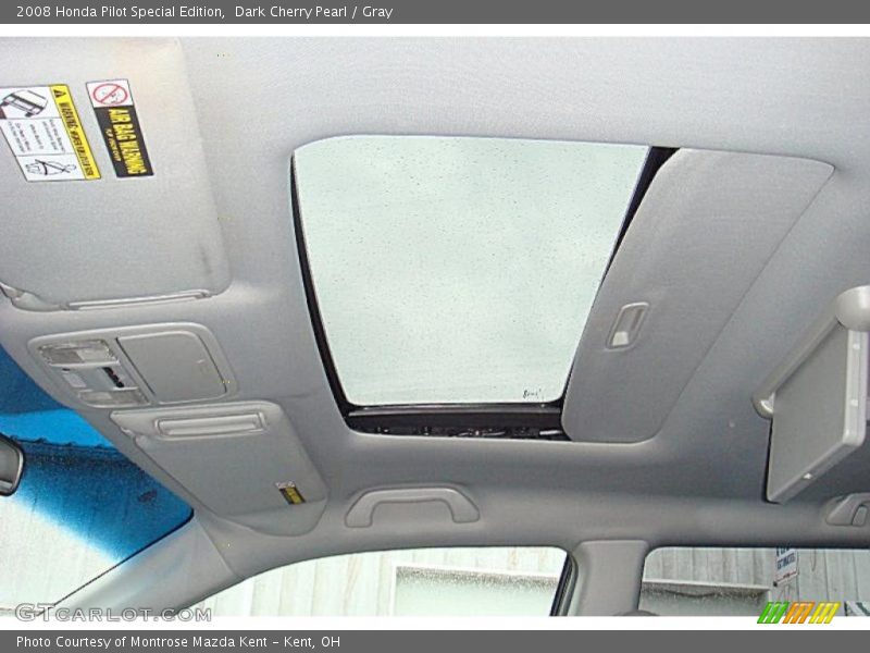 Dark Cherry Pearl / Gray 2008 Honda Pilot Special Edition