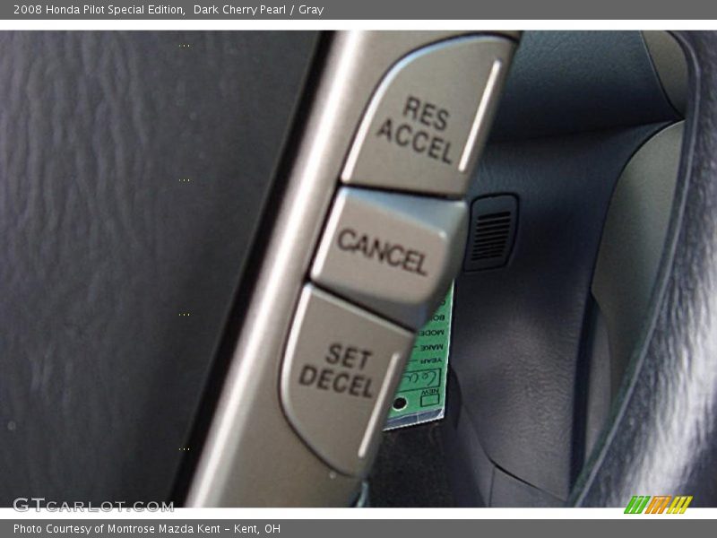 Dark Cherry Pearl / Gray 2008 Honda Pilot Special Edition