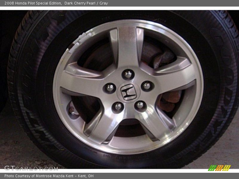 Dark Cherry Pearl / Gray 2008 Honda Pilot Special Edition