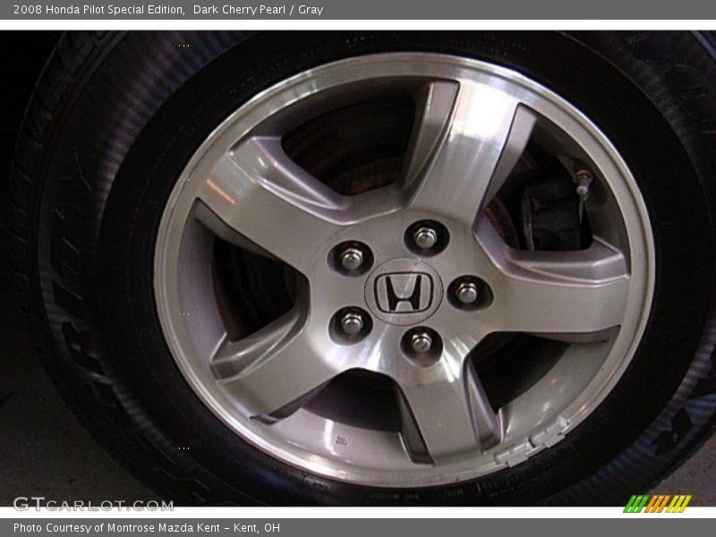 Dark Cherry Pearl / Gray 2008 Honda Pilot Special Edition