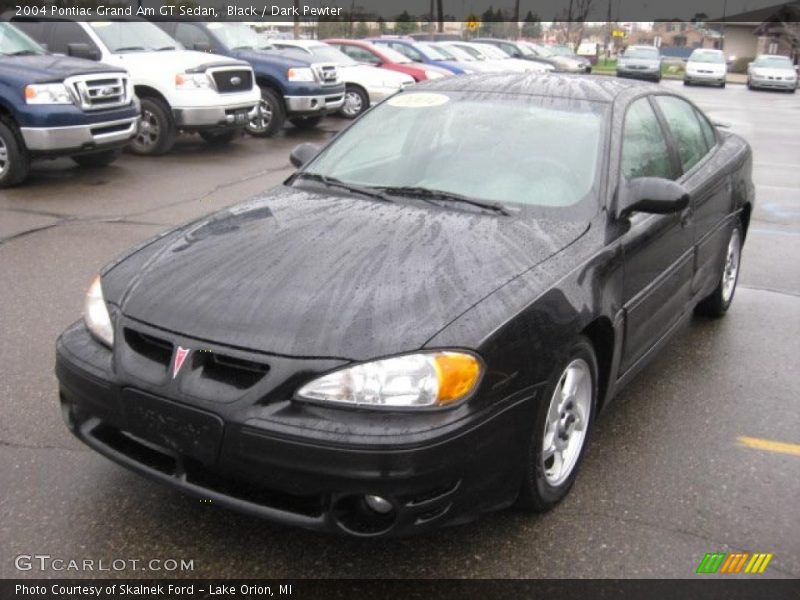 Black / Dark Pewter 2004 Pontiac Grand Am GT Sedan