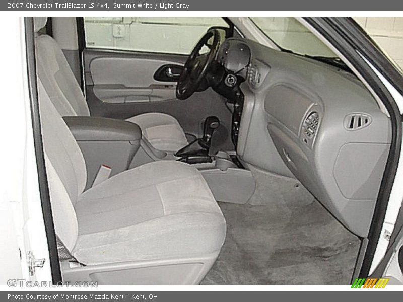 Summit White / Light Gray 2007 Chevrolet TrailBlazer LS 4x4