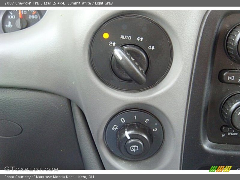 Summit White / Light Gray 2007 Chevrolet TrailBlazer LS 4x4