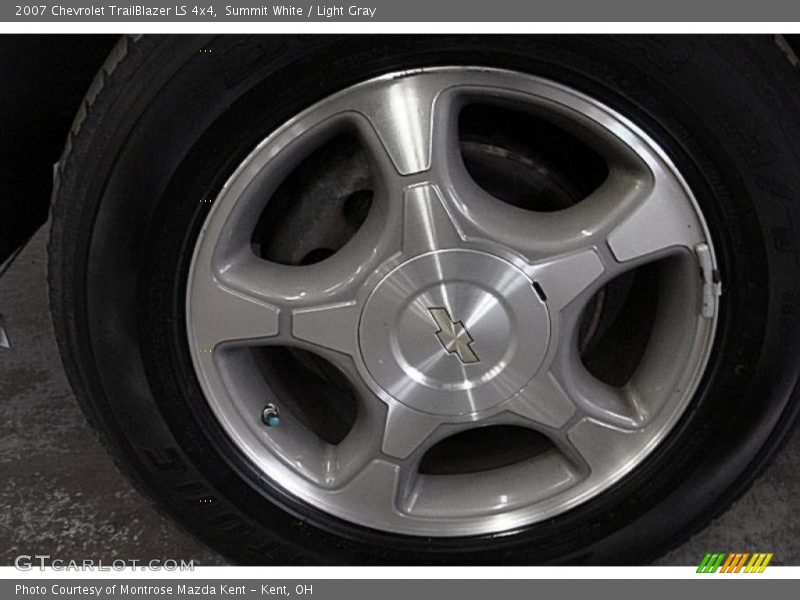 Summit White / Light Gray 2007 Chevrolet TrailBlazer LS 4x4