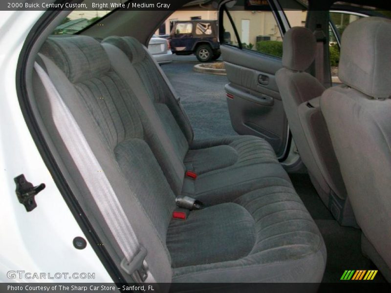 Bright White / Medium Gray 2000 Buick Century Custom