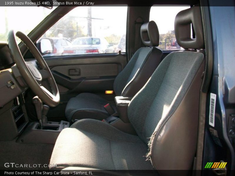 Stratus Blue Mica / Gray 1995 Isuzu Rodeo LS 4WD