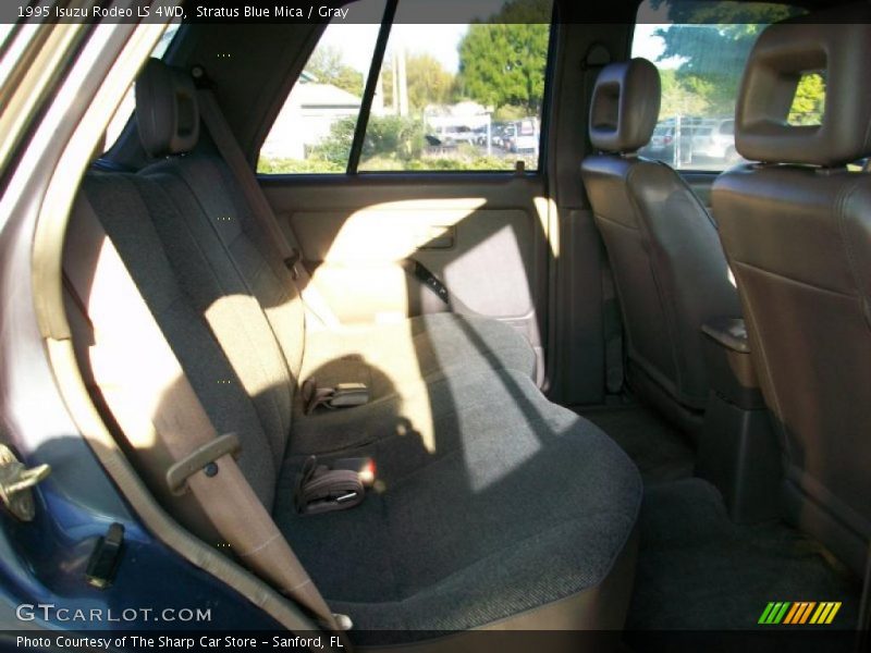 Stratus Blue Mica / Gray 1995 Isuzu Rodeo LS 4WD