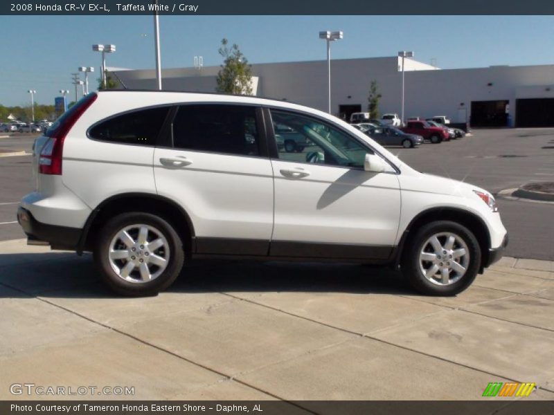 Taffeta White / Gray 2008 Honda CR-V EX-L