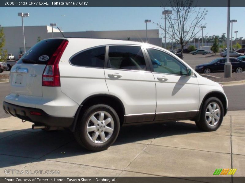 Taffeta White / Gray 2008 Honda CR-V EX-L