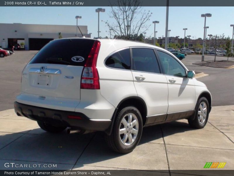 Taffeta White / Gray 2008 Honda CR-V EX-L