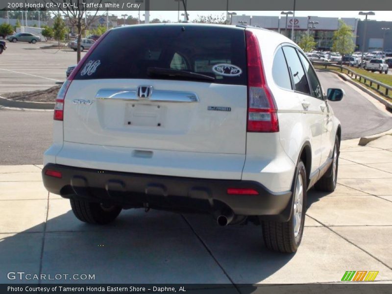 Taffeta White / Gray 2008 Honda CR-V EX-L