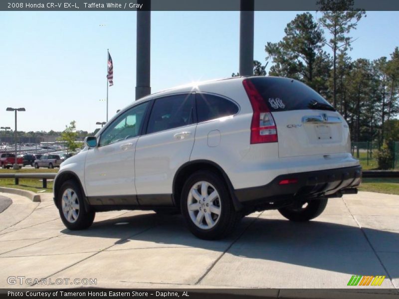 Taffeta White / Gray 2008 Honda CR-V EX-L