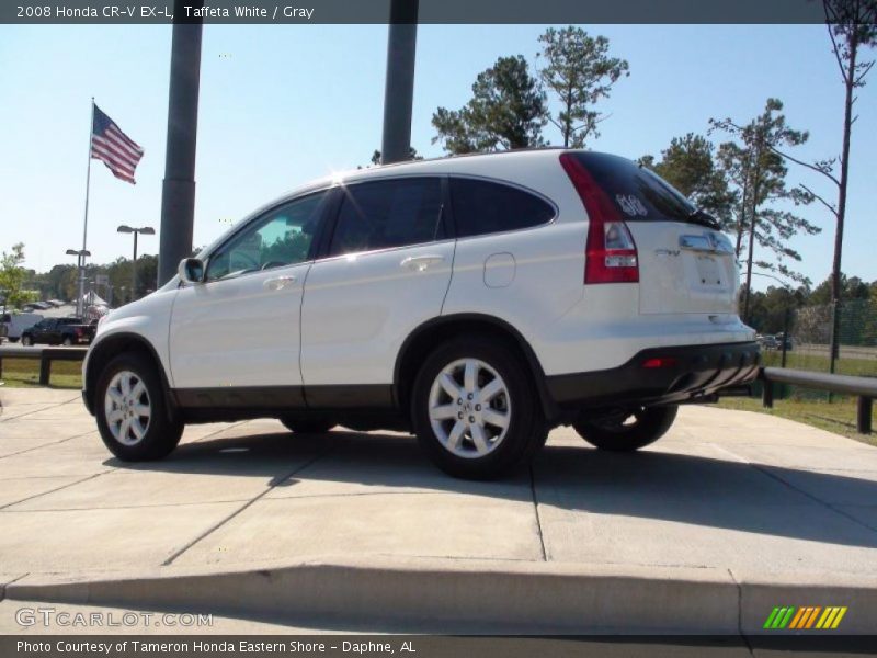 Taffeta White / Gray 2008 Honda CR-V EX-L