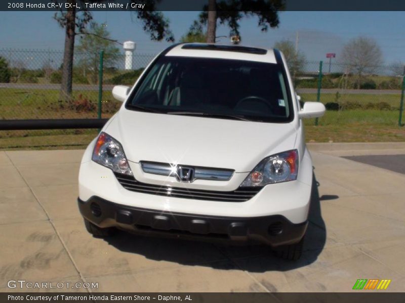 Taffeta White / Gray 2008 Honda CR-V EX-L