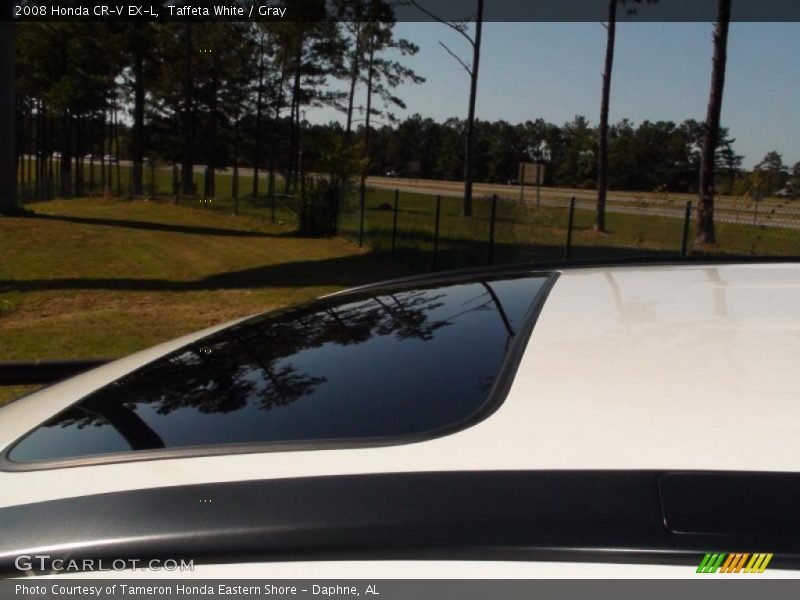 Taffeta White / Gray 2008 Honda CR-V EX-L