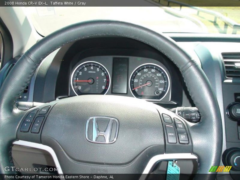 Taffeta White / Gray 2008 Honda CR-V EX-L