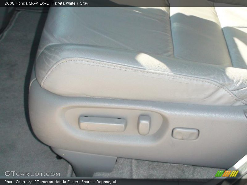 Taffeta White / Gray 2008 Honda CR-V EX-L