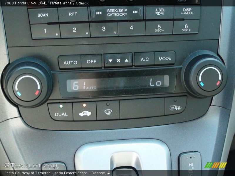 Taffeta White / Gray 2008 Honda CR-V EX-L