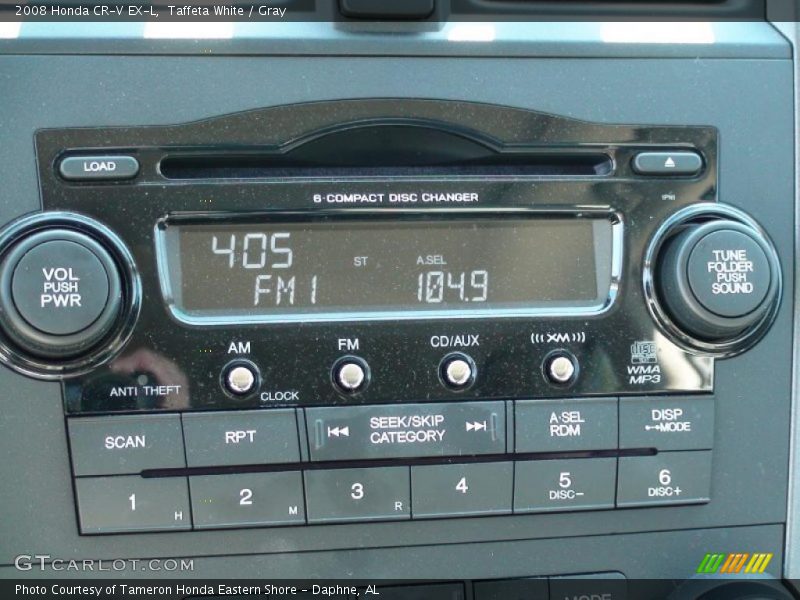 Taffeta White / Gray 2008 Honda CR-V EX-L