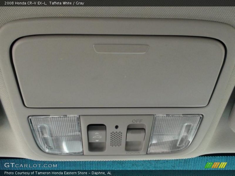Taffeta White / Gray 2008 Honda CR-V EX-L