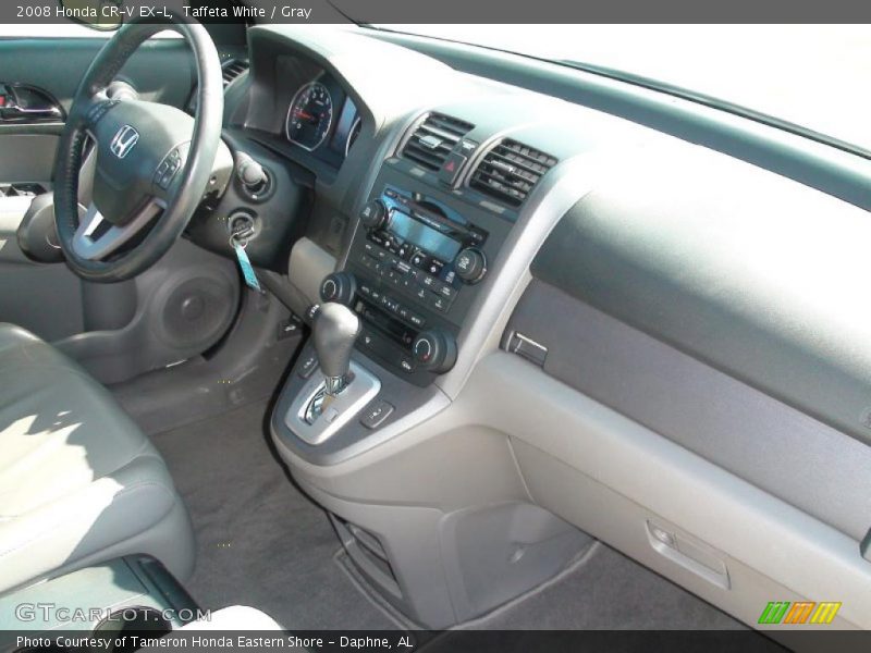 Taffeta White / Gray 2008 Honda CR-V EX-L