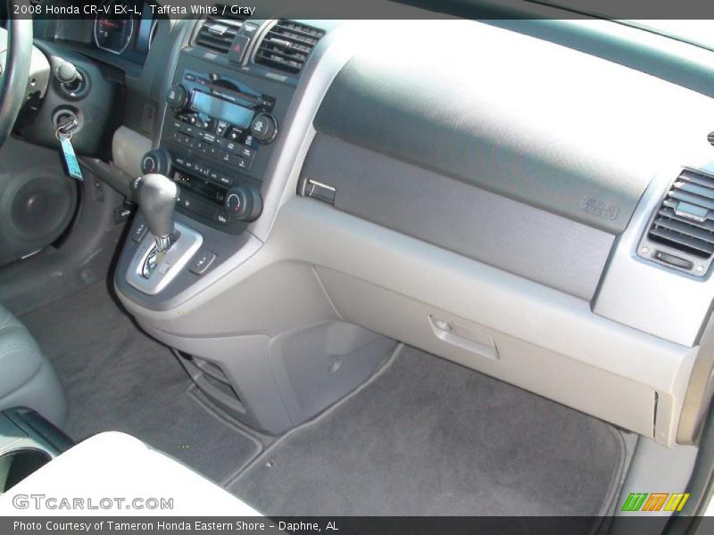 Taffeta White / Gray 2008 Honda CR-V EX-L