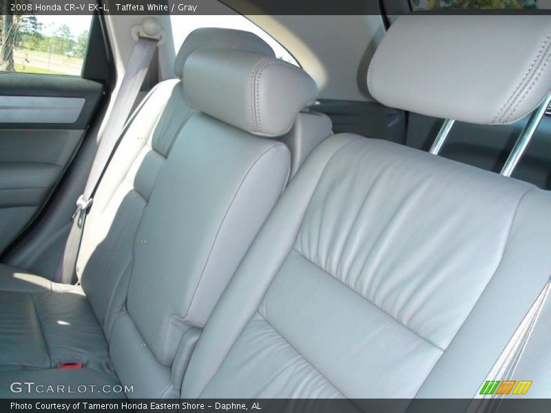 Taffeta White / Gray 2008 Honda CR-V EX-L
