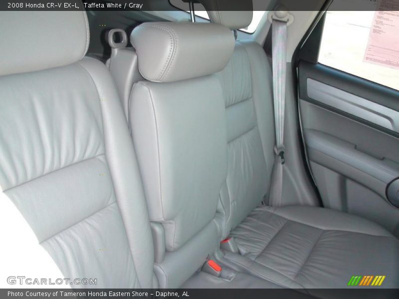 Taffeta White / Gray 2008 Honda CR-V EX-L