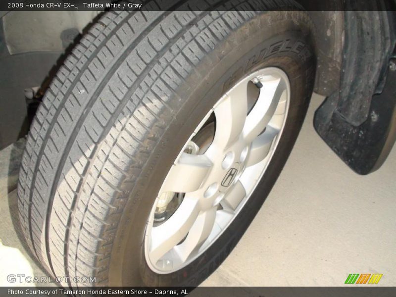 Taffeta White / Gray 2008 Honda CR-V EX-L