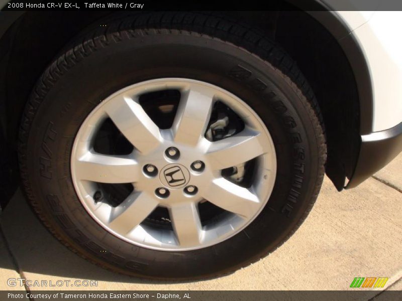 Taffeta White / Gray 2008 Honda CR-V EX-L