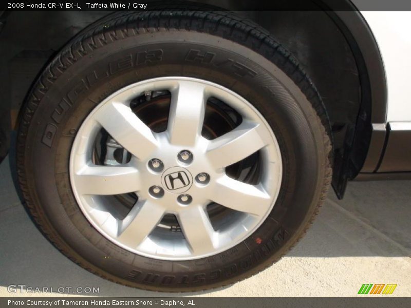Taffeta White / Gray 2008 Honda CR-V EX-L