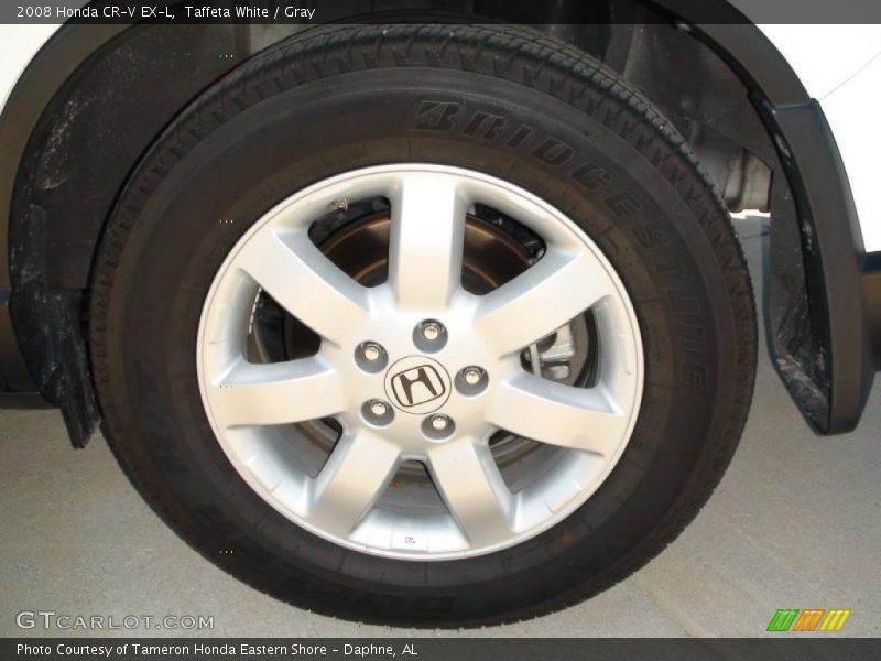 Taffeta White / Gray 2008 Honda CR-V EX-L