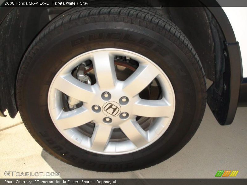 Taffeta White / Gray 2008 Honda CR-V EX-L